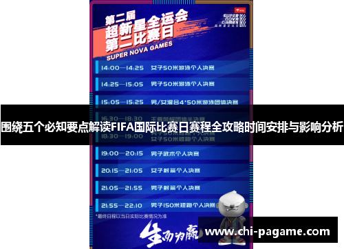围绕五个必知要点解读FIFA国际比赛日赛程全攻略时间安排与影响分析
